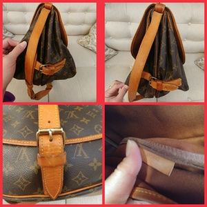 100% Authentic LV Samour Lrg. - Used